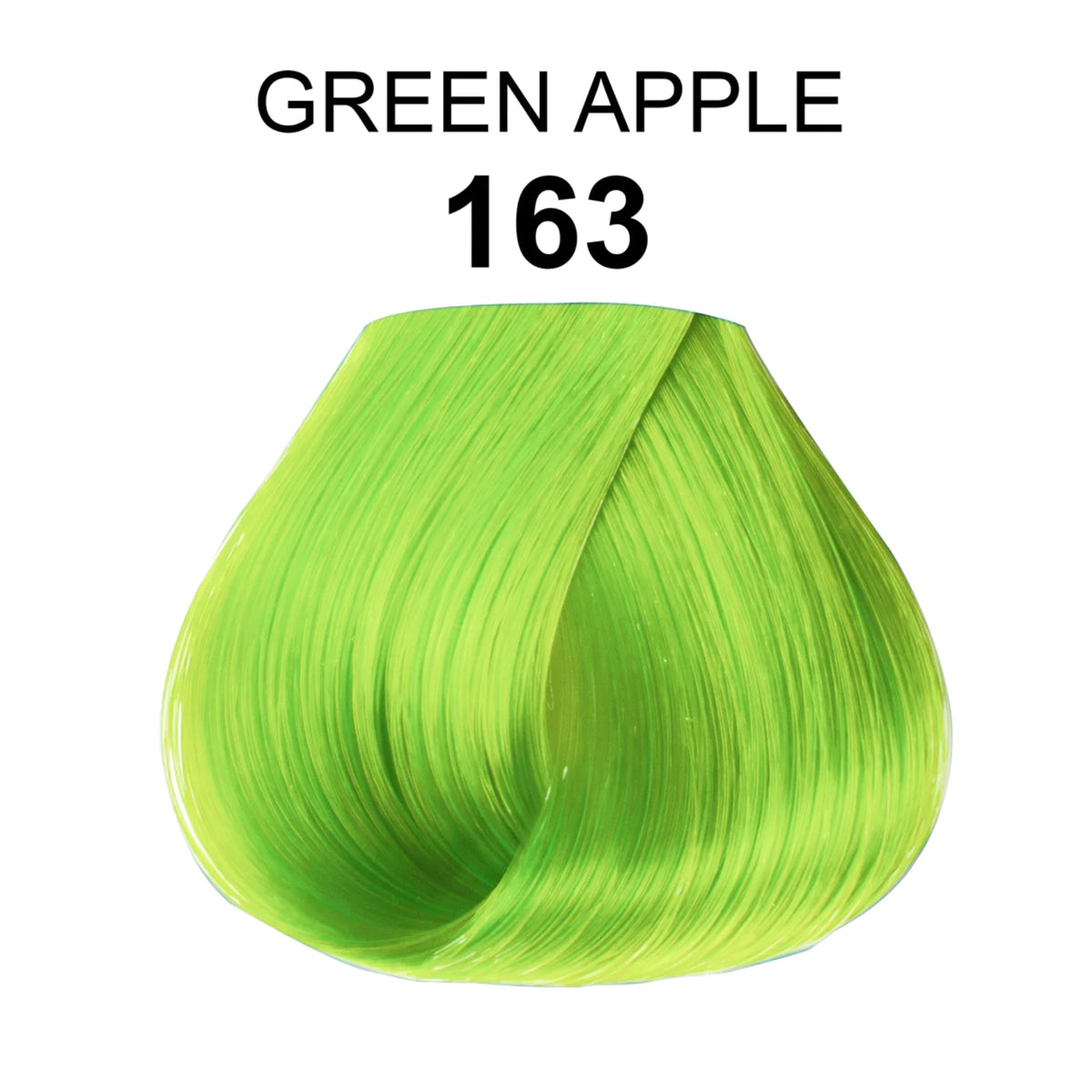 green hair color chart