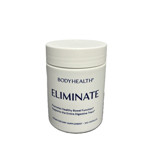 BodyHealth Eliminate Intestinal Cleanse Colon Cleanser (100 Capsules) Detox Gentle Laxative Pills for Clean Gut