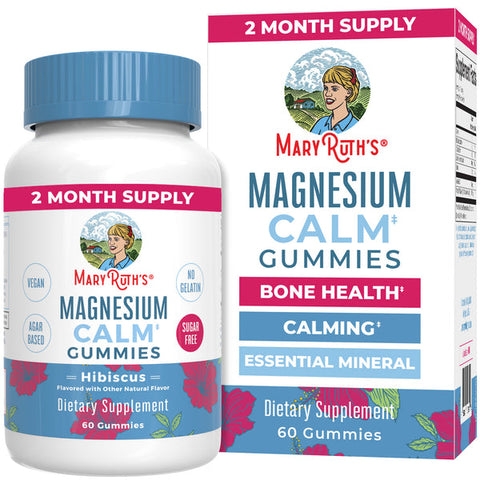 MaryRuth Organics Magnesium Citrate Gummies – 60 Count | Supports Relaxation & Muscle Function