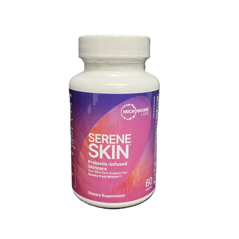 Microbiome Labs SereneSkin 60 Capsules Supports Clear Skin  Healthy Complexion