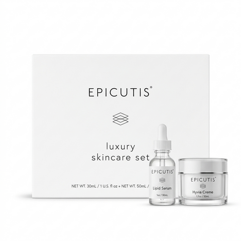 Epicutis Luxury Skincare Set Lipid Serum 1oz Hyvia Crème 1.7oz TSC HYVIA | Beauty Riche