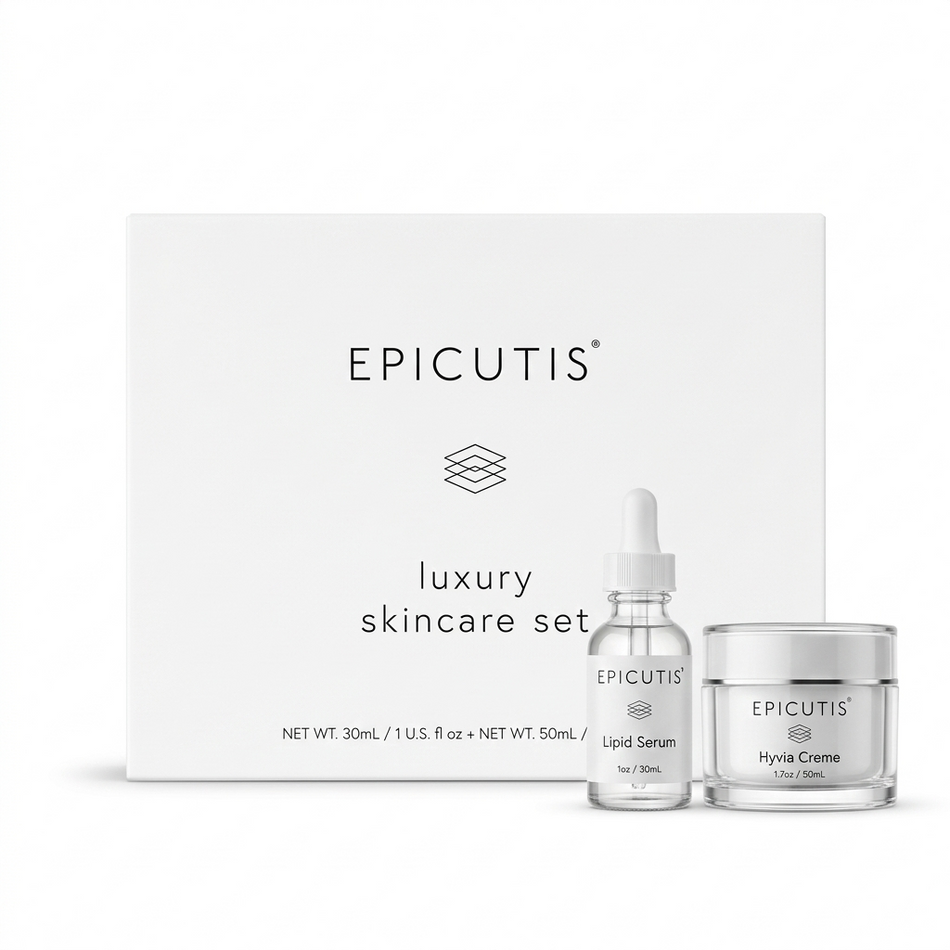 Epicutis Luxury Skincare Set Lipid Serum 1oz Hyvia Crème 1.7oz TSC HYVIA | Beauty Riche