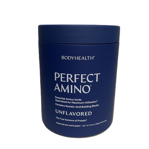 BodyHealth PerfectAmino Powder Unflavored 60 servings 11.22oz BCAA EAA best value vegan | Beauty Riche