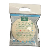 Earth Therapeutics Loofah Complexion Pads, 3 Ct, Gentle Exfoliating Face Pads, Skin Polishing Pads, Daily Cleansing and Smooth Skin Support