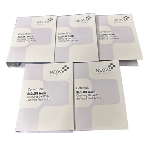 Neova Radiant Wash Sample Pack of 5