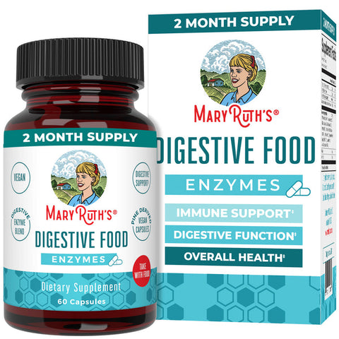 MaryRuth Organics Digestive Food Enzymes – 60 Count | Supports Digestion & Nutrient Absorption
