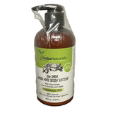RaGaNaturals Fragrance Free Hand and Body Lotion - All Natural, Vegan, Dry Skin Moisturizer, 8 fl oz