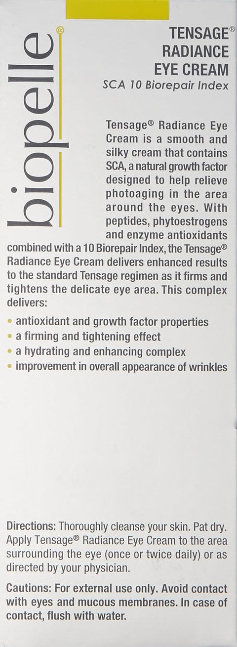 Biopelle Tensage Radiance Eye Cream  0.52oz 15g