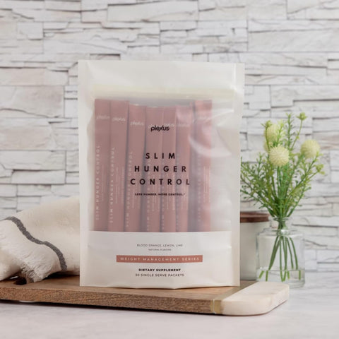 Plexus Slim Hunger Control Supplement 30 Packets | Blood Orange, Lemon, Lime Flavors