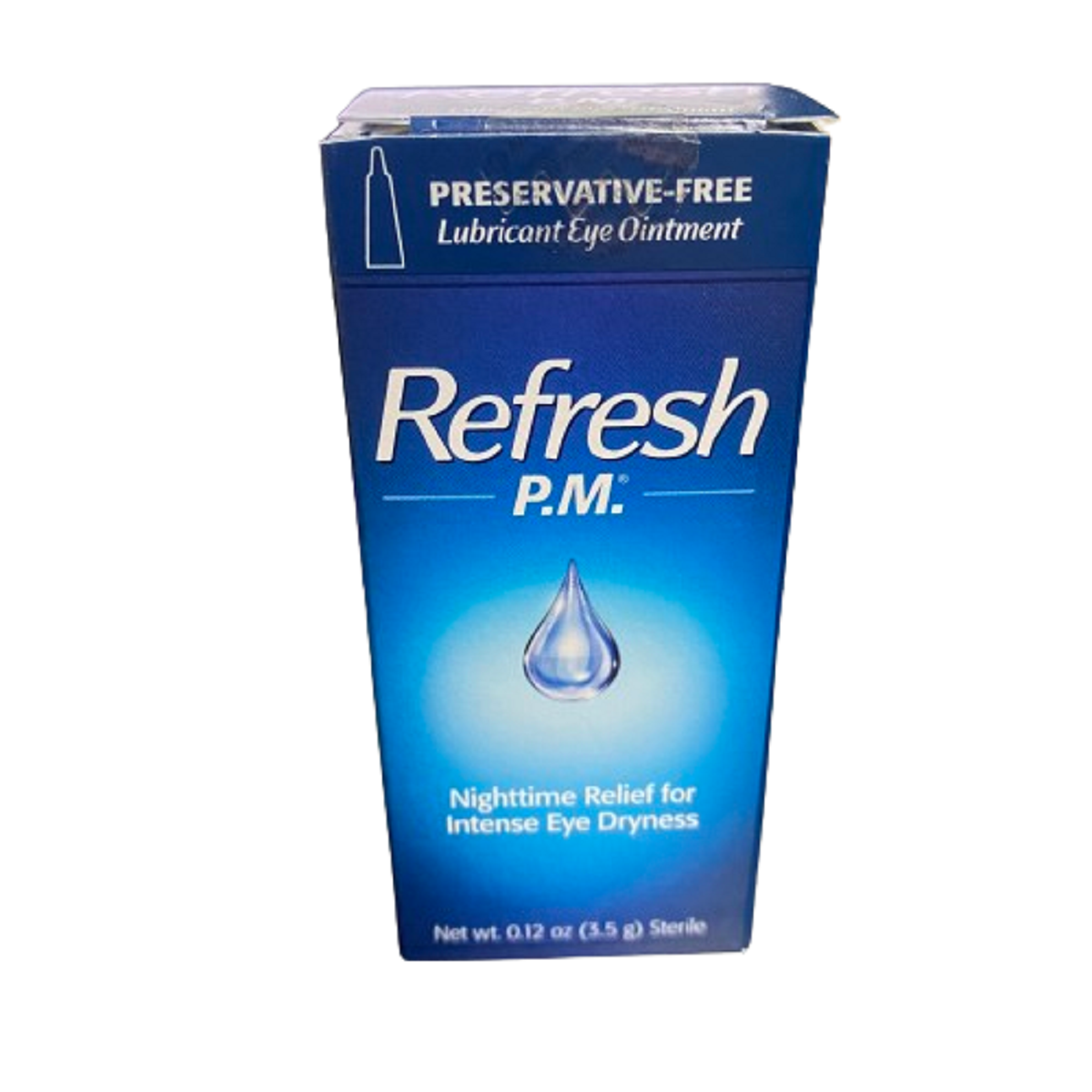Refresh PM Sensitive lubricant eye ointment 0.12oz preservative-free ...