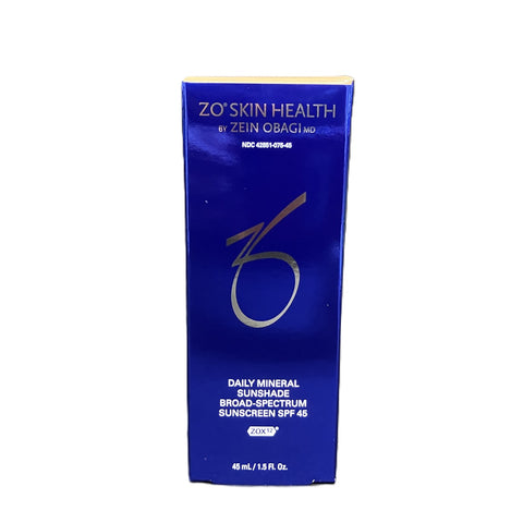 ZO Skin Health Daily Mineral Sunshade Broad-Spectrum SPF 45 Light Medium NEW 45 mL / 1.5 Fl. Oz.