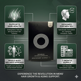 Men 50+ Hair Growth Nutraceutical - 120 Capsules - 1 Month Supply