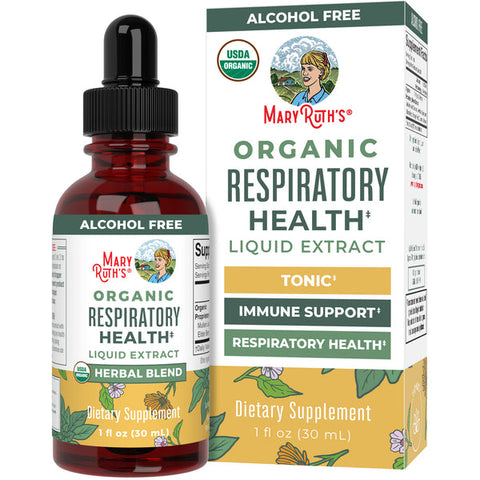 MaryRuth Organics Respiratory Health Drops – 1 fl oz | Herbal Lung & Immune Support