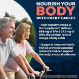 Ayush Herbs High Omega 3 – 60 Softgels | Supports Heart & Brain Health