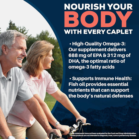 Ayush Herbs High Omega 3 – 60 Softgels | Supports Heart & Brain Health