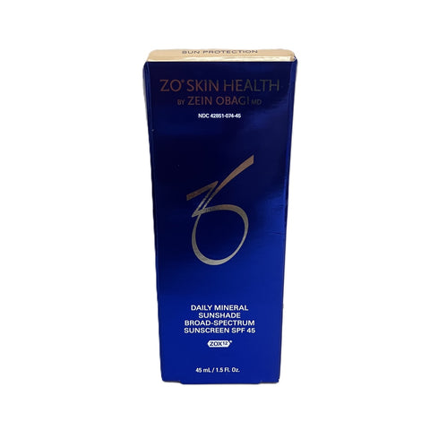 ZO Skin Health Daily Mineral Sunshade Broad-Spectrum SPF 45 Fair NEW 45 mL / 1.5 Fl. Oz.