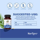 MaryRuth Organics 3-in-1 Probiotics for Complete Gut Health – 60 Count | Supports Digestion, Immunity & Overall Wellness