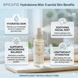 Epicutis Hydrobiome Mist 1.7oz 50ml – Microbiome-Balancing Skin Mist