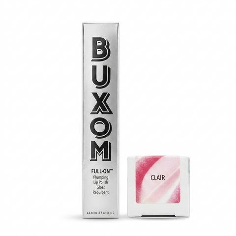 Buxom Full-On Plumping Lip Polish – Clair Pinky Mauve Golden Shimmer 4.4ml