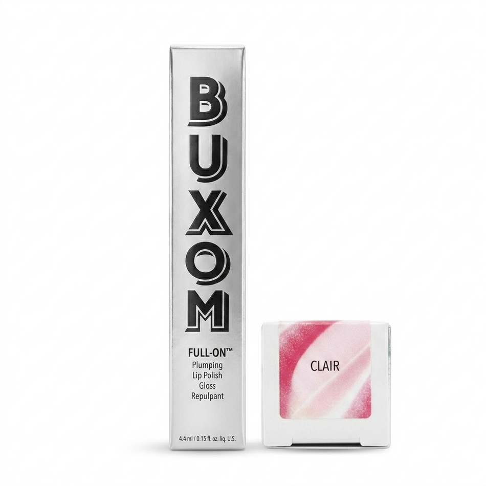 Buxom Full-On Plumping Lip Polish – Clair Pinky Mauve Golden Shimmer 4.4ml