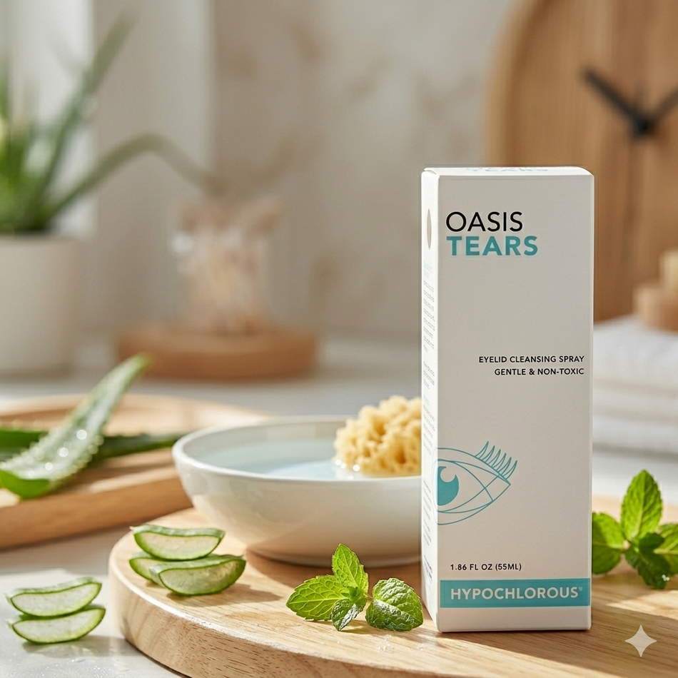 Oasis TEARS HYPOCHLOROUS Eyelid Cleansing Spray 1.86 oz