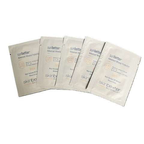 Skinbetter Sunbetter SHEER SPF 70 Mineral Sunscreen Lotion1 ml(5 Pack)