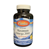 Carlson Maximum Omega 2000 mg - Lemon - 60 Softgels