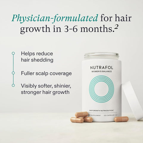 Nutrafol Women Balance Hair Growth Supplements 3 Month Supply