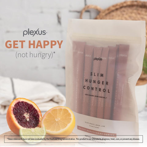 Plexus Slim Hunger Control Supplement 30 Packets | Blood Orange, Lemon, Lime Flavors