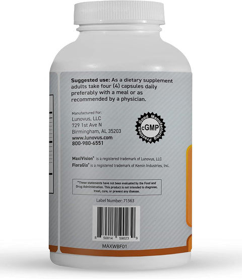 MaxiVision Wholebody Formula – 120 Capsules | Supports Eye Health, Antioxidant Protection & Overall Wellness