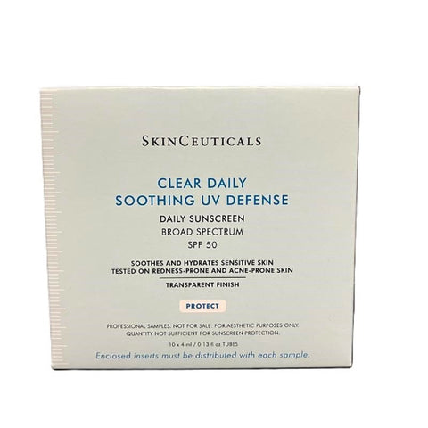 SkinCeuticals Clear Daily Soothing UV Defense Sunscreen SPF50 4ml 10pk Total 40ml