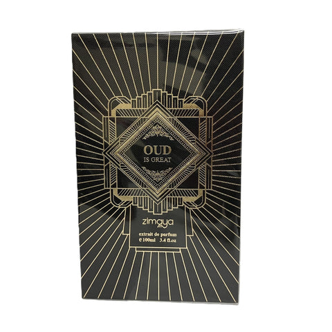 Zimaya Oud Is Great Unisex Extrait De Parfum 3.4 Oz