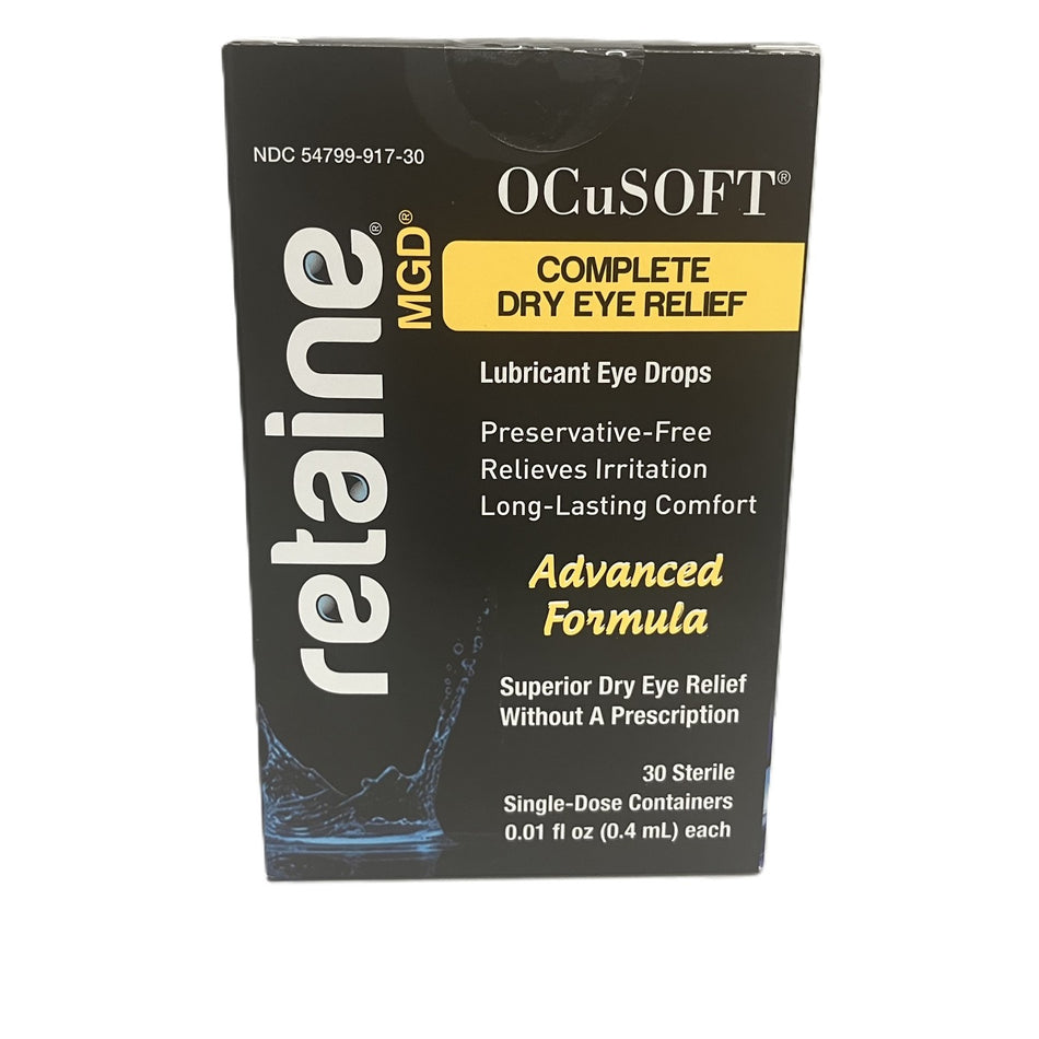 OCuSOFT Retaine MGD Ophthalmic Emulsion – 30 Count | Eye Hydration Support