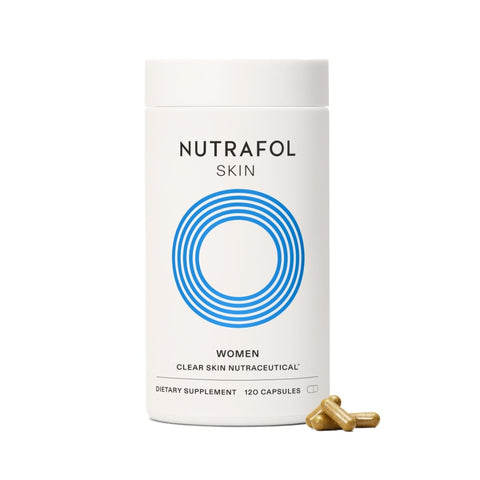 Nutrafol Clear Skin Supplement for Women – 1 Month Supply | Supports Skin Clarity & Wellness