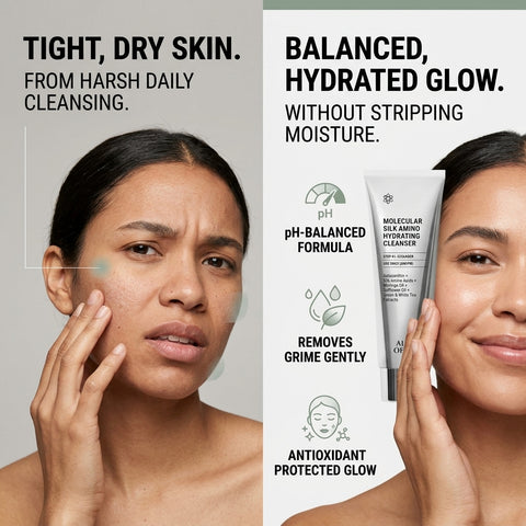 Allies of Skin Molecular Silk Amino Hydrating Cleanser 3.4 oz