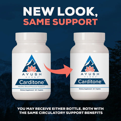 Ayush Herbs Carditone – 60 Vegetarian Caplets | Ayurvedic Herbal Supplement