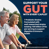 Ayush Herbs Probiotic 100B – 60 Veg Capsules | High-Potency Gut & Immune Support