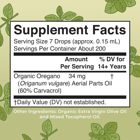 MaryRuth Organics Organic Oregano Oil – 1 Oz | Supports Immune Health & Natural Defense
