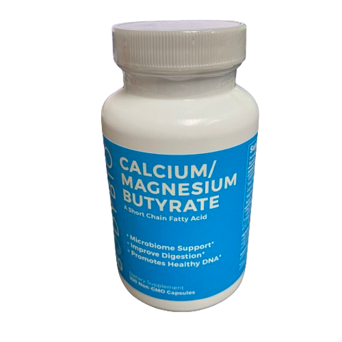 BodyBio Butyrate with Calcium and Magnesium 100 Caps