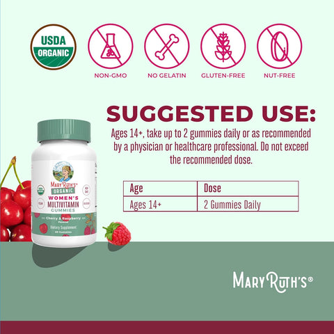MaryRuth Organics Women’s Multivitamin – 60 Capsules | Daily Nutritional Support