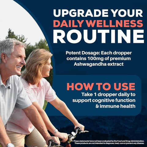 Ayush Herbs Ashwagandha Adult Drops – 2 fl oz | Stress Support & Adaptogenic Herbal Supplement