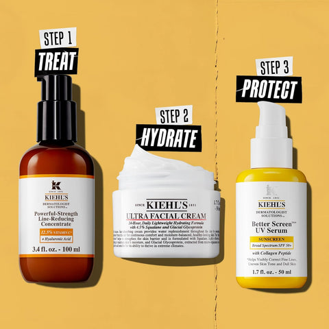 Kiehls Powerful Strength Vitamin C Serum line Reducing Concentrate 1.7 Oz