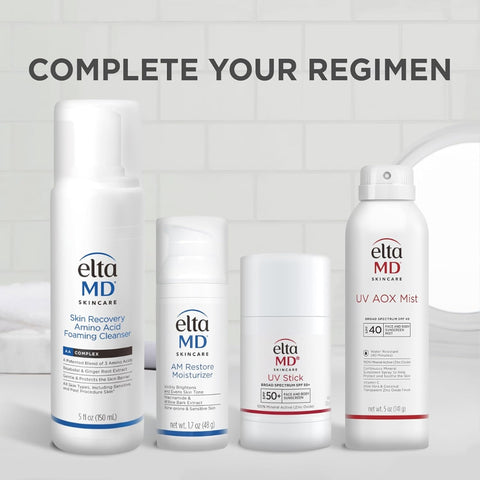 EltaMD UV Stick SPF 50 Sunscreen 1.3 oz | Mineral Broad-Spectrum Sun Protection in Convenient Stick Format