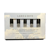 Lake & Skye 11 11 Discovery Set Five Piece w/ window: 11 11, 11 11 Azure, 11 11 Vanilla, 11 11 Lychee, 11 11 Moon - .06oz / 2ml each