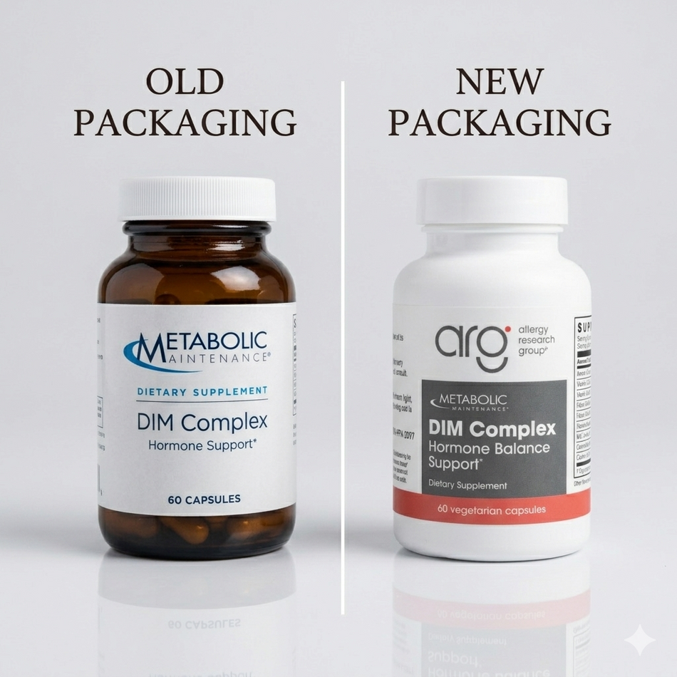 Metabolic Maintenance DIM Complex 100mg – 60 Capsules | Plant-Based Nutritional Support