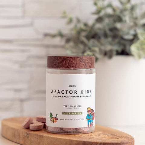 Plexus XFactor Kids – 60 Chewable Tablets | Multivitamin & Probiotic for Children's Health