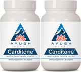 Ayush Herbs Carditone 60 Veg Caplets (2 Pack) | Supports Healthy Blood Pressure & Heart Health