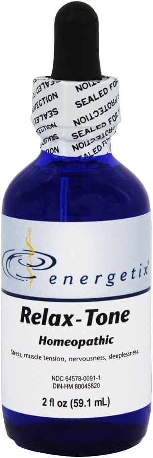Energetix Relax-Tone Homeopathic Liquid Drops, 2 fl oz