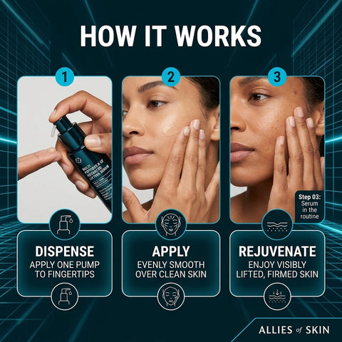 Allies of Skin Multi Peptides and GF Advanced Lifting Serum 1oz