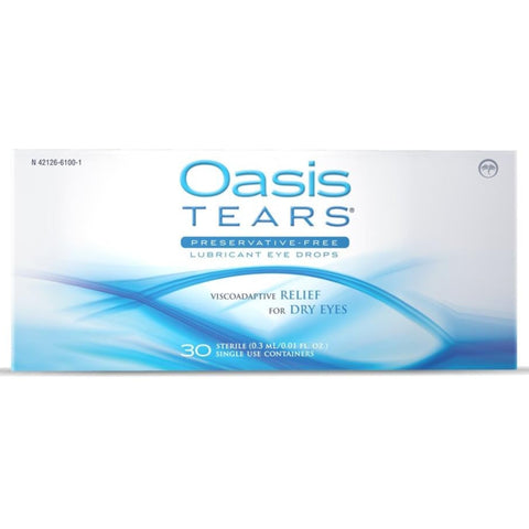 Oasis TEARS Preservative-free Lubricating Eye Drops 30 vials
